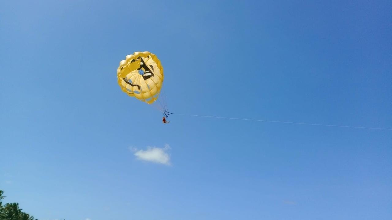 Parasailing at Bávaro Beach