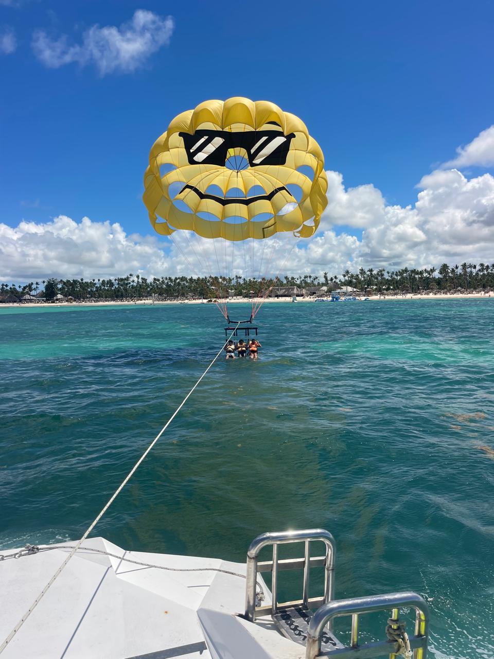 Parasailing at Bávaro Beach photo 5